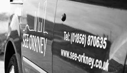 See Orkney van, contact us to book your tour
